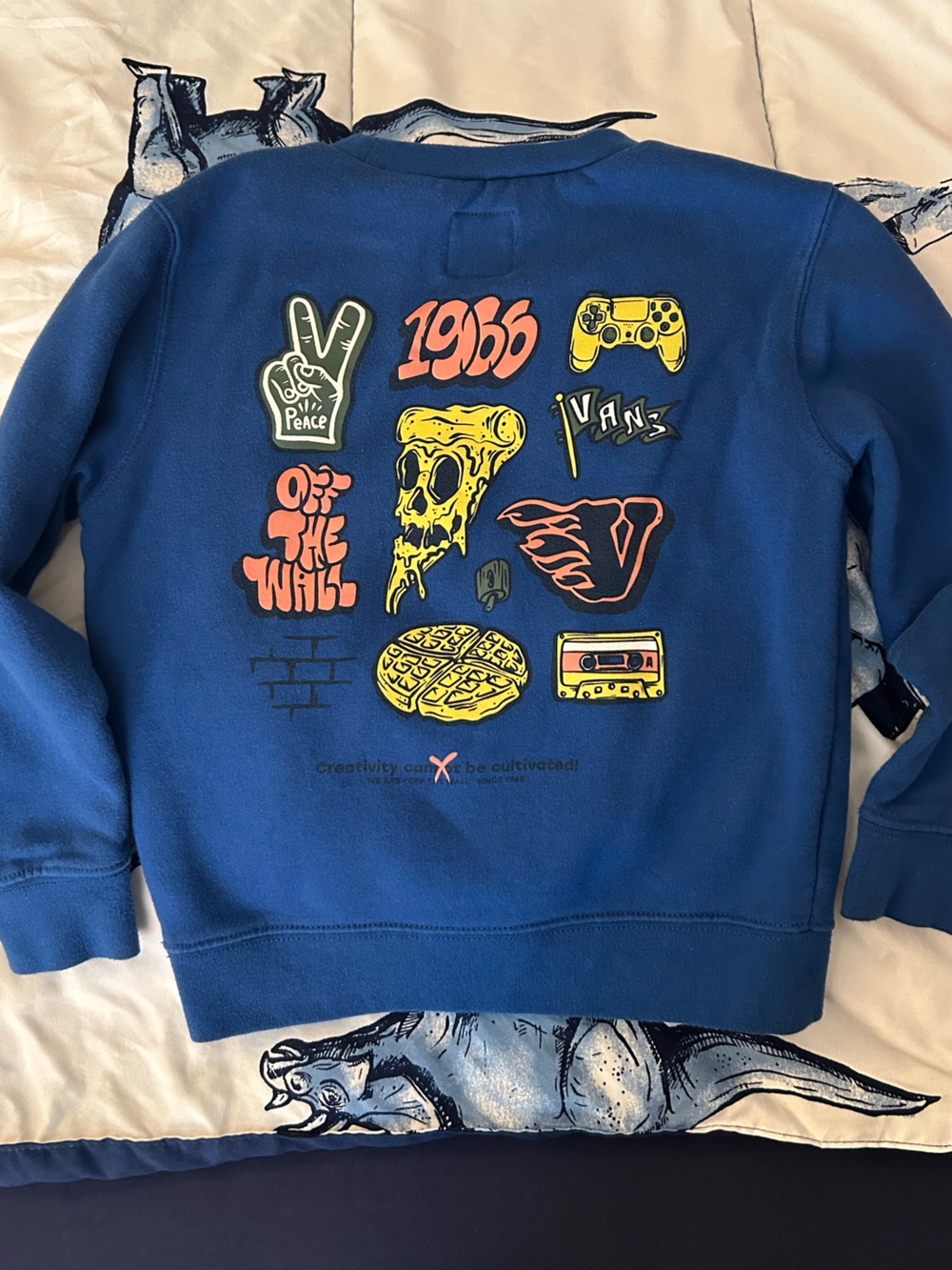 Vans Royal Blue Kids Crewneck